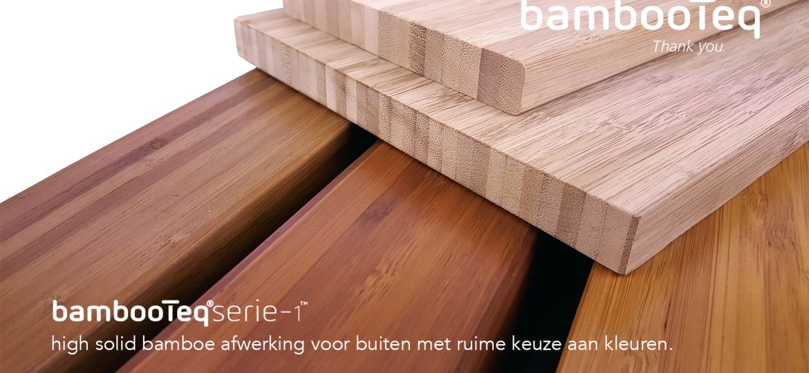 Nieuwe kleuren voor bamboe buiten.