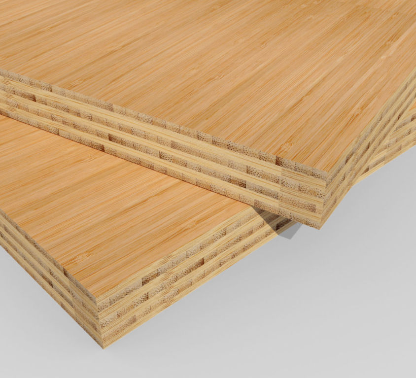 Bamboe plaat 30 mm side-pressed 7 laags caramel 400 x 90 cm